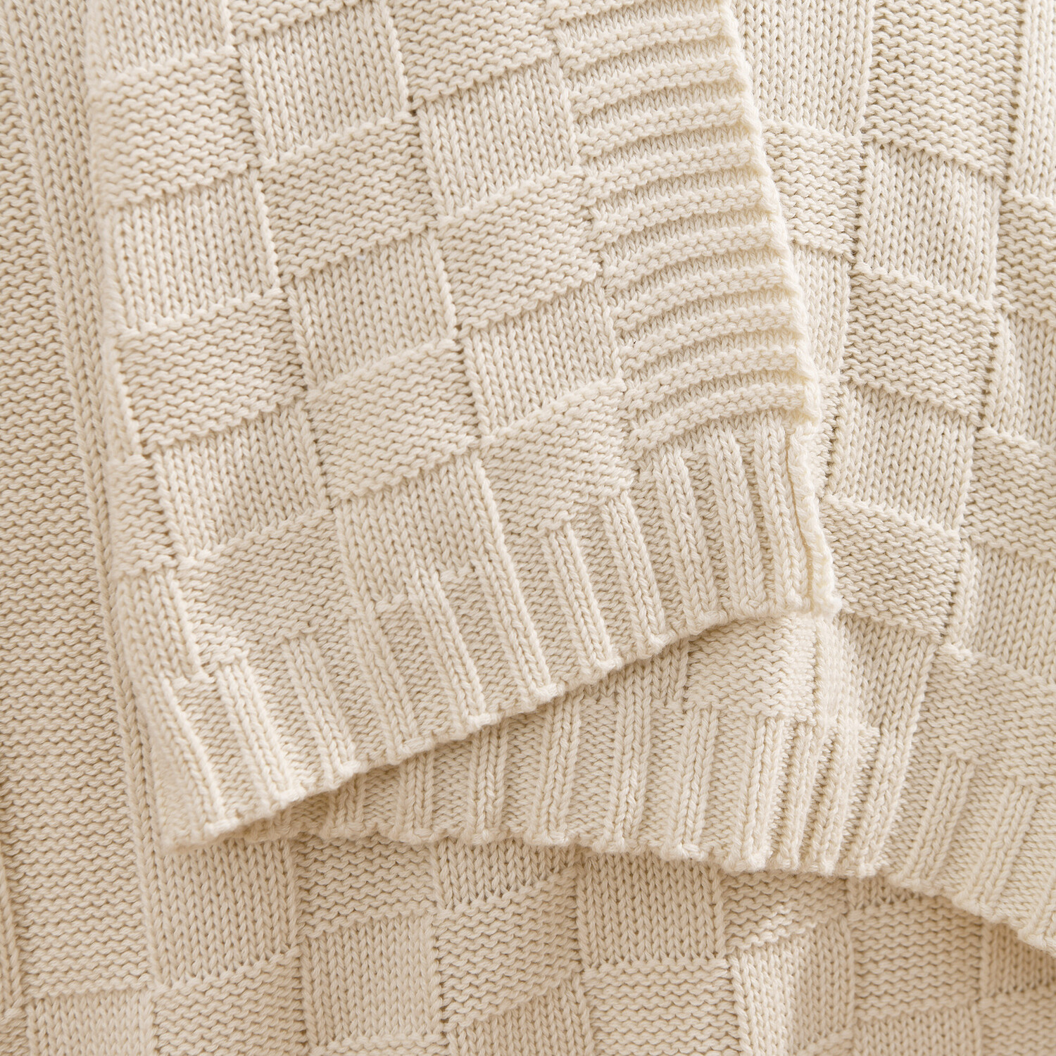 Aeron Cotton Knitted Throw