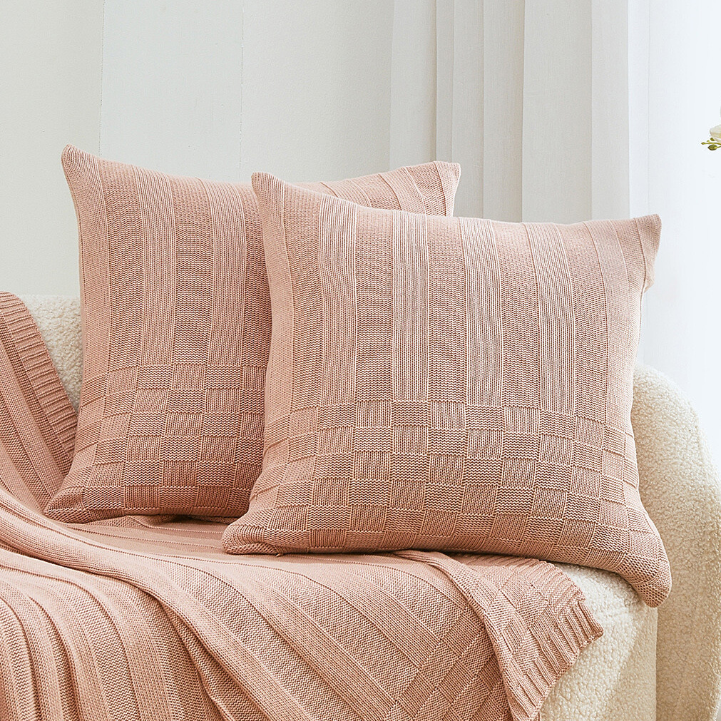 Aeron Cotton Knitted Cushion Covers