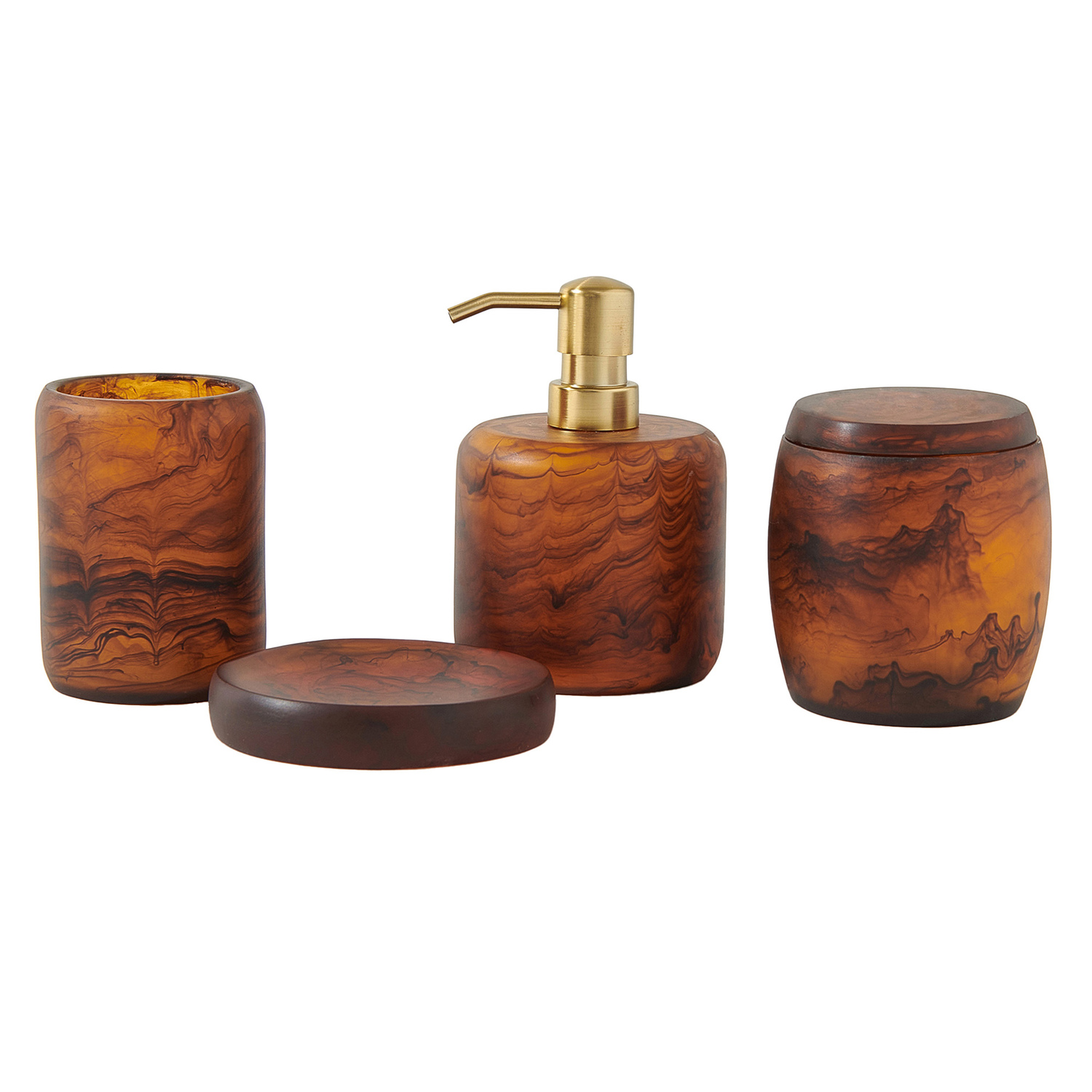 4 Piece Compton Bathroom Accessory Set