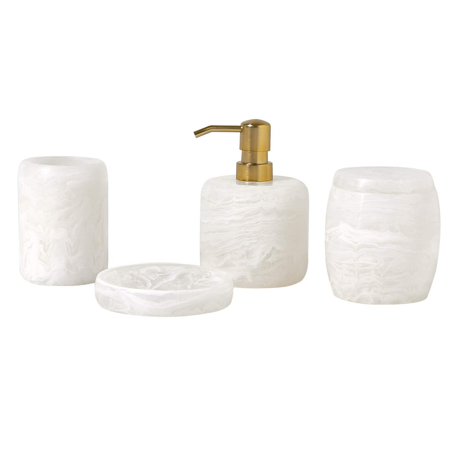 4 Piece Compton Bathroom Accessory Set