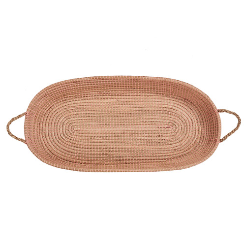 OlliElla Olli Ella Reva Seagrass Change Basket Temple & ster