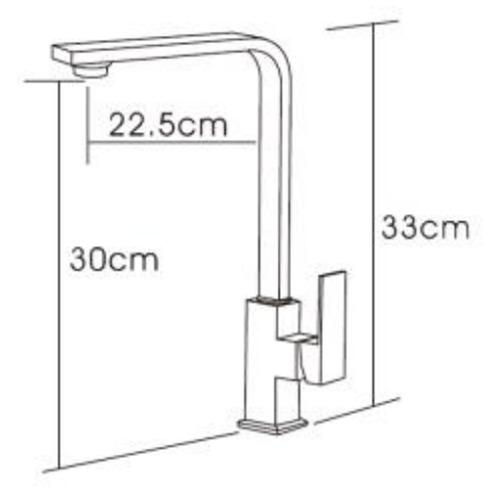 Eckig Square Kitchen Mixer