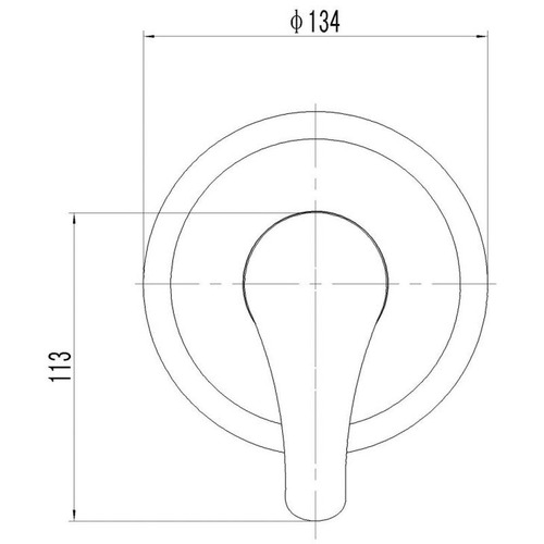 Wahlen Shower/Bath Wall Mixer