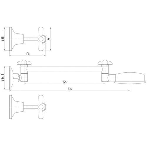 Wahlen 10 Shower Tap/Mixer Set