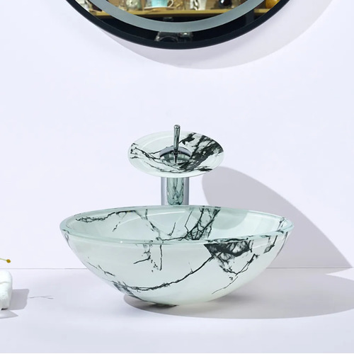 West 420mm Glass Above Counter Basin