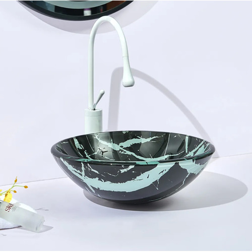 Nolan 420mm Glass Above Counter Basin
