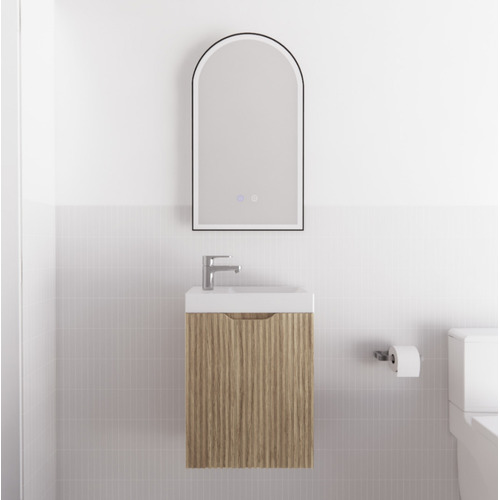 Dustin 450mm Wall Hung Small Space Single Vanity