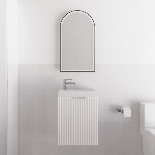 Dustin 450mm Wall Hung Small Space Single Vanity