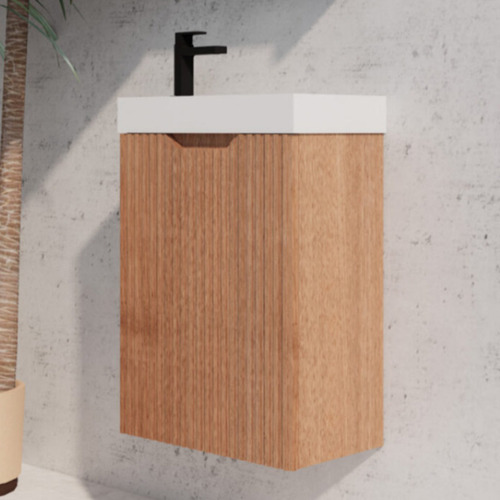 Dustin 450mm Wall Hung Small Space Single Vanity
