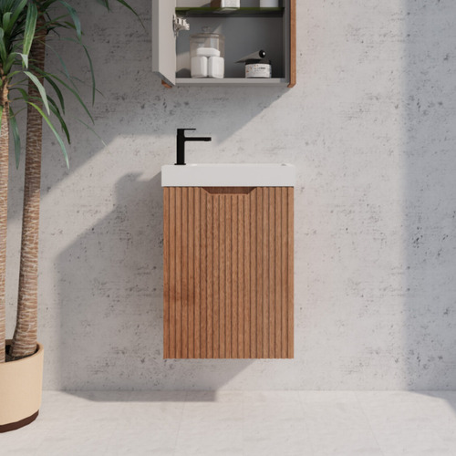 Dustin 450mm Wall Hung Small Space Single Vanity