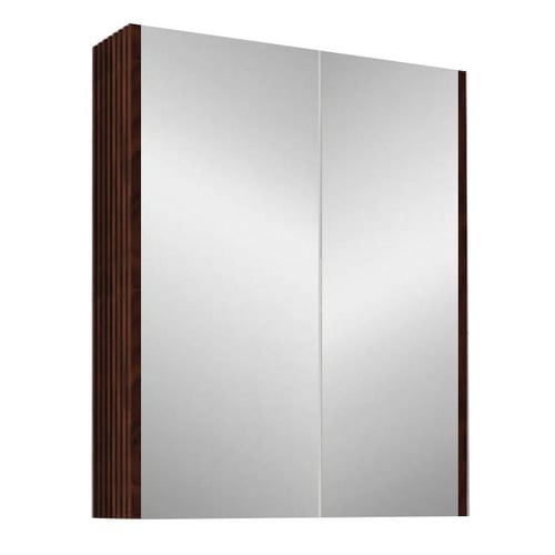 Hyacinth 600mm Fluted Mirrored Shaving Cabinet