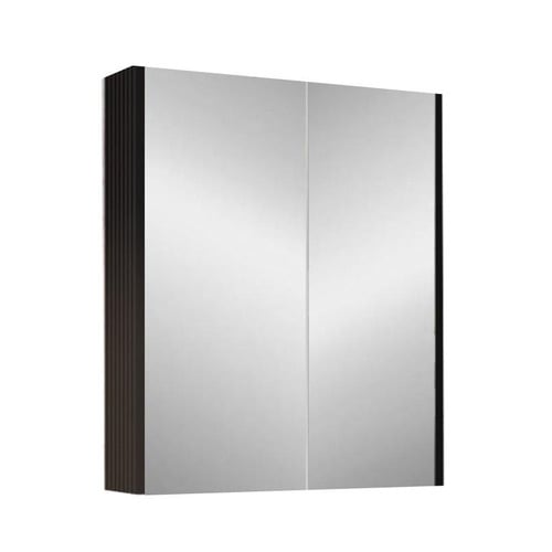 Hyacinth 600mm Fluted Mirrored Shaving Cabinet