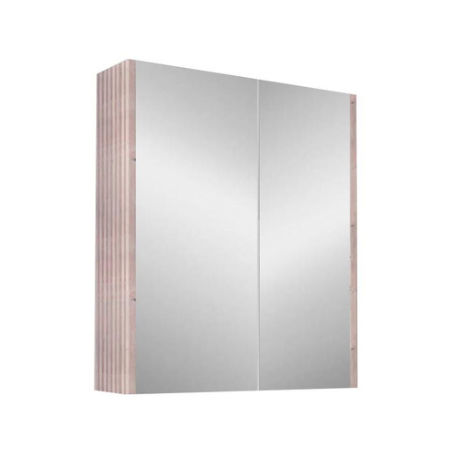 Hyacinth 600mm Fluted Mirrored Shaving Cabinet