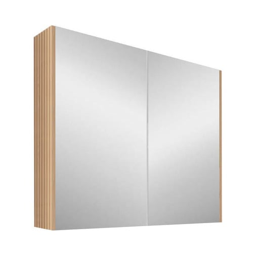 Hyacinth 900mm Fluted Mirrored Shaving Cabinet