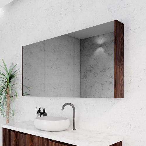 Hyacinth 1200mm Fluted Mirrored Shaving Cabinet