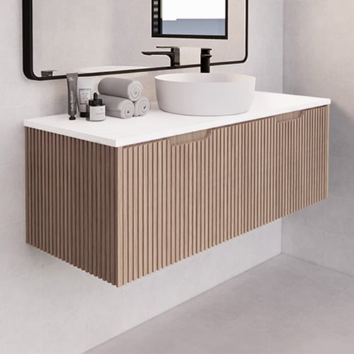 Sinclair Bathware Dustin 1200mm Wall Hung Single Vanity | Temple & Webster
