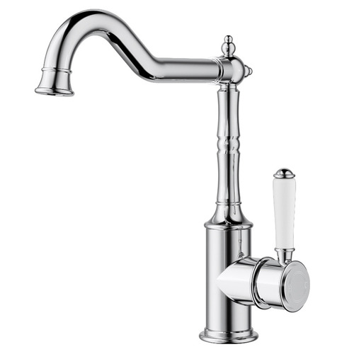 Prime Shepherds Crook Kitchen Sink Mixer with Ceramic Handle