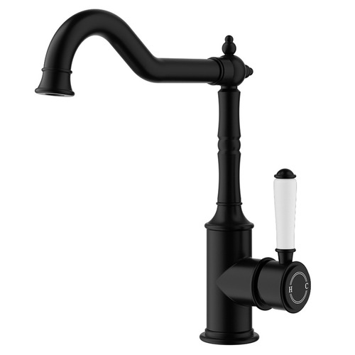 Prime Shepherds Crook Kitchen Sink Mixer with Ceramic Handle