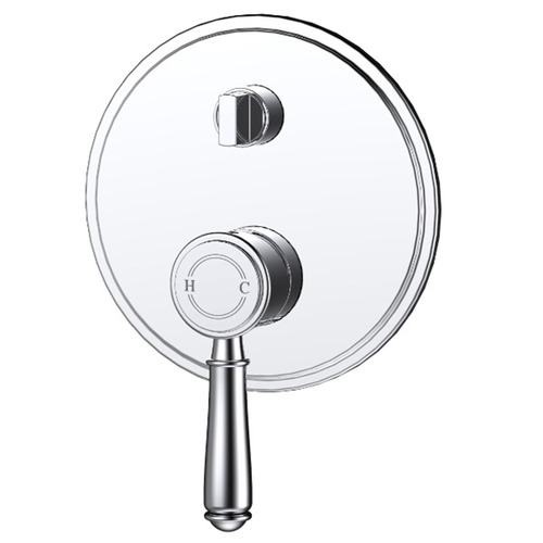 Prime Shower/Bath Wall Mixer with Diverter Trim Kit