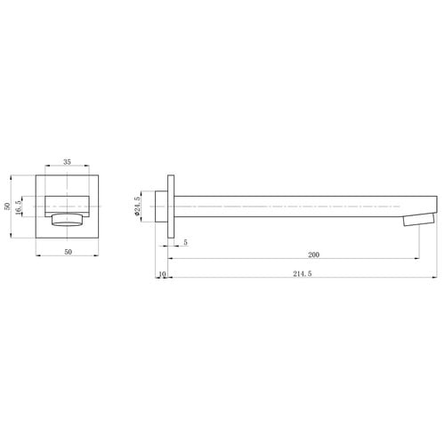Terra Bath Spout
