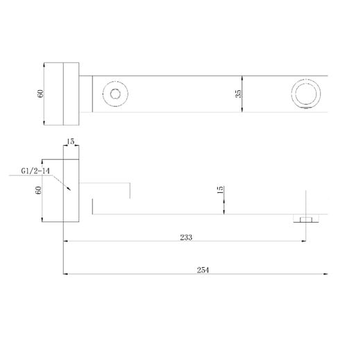Ally Swivel Bath Spout