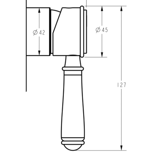 Prime Basin Wall Mixer Handle