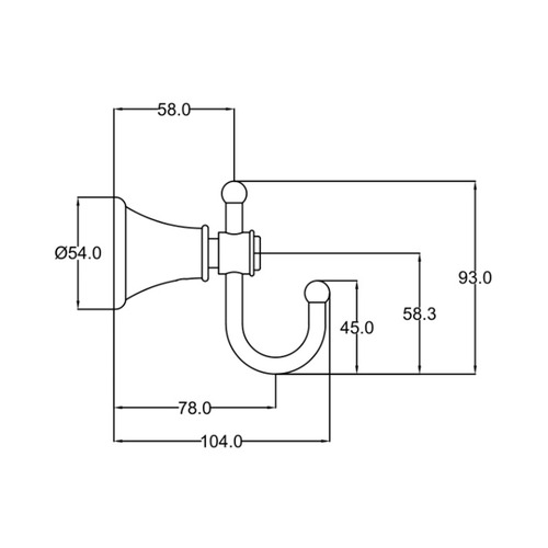 Ikon Robe Hook