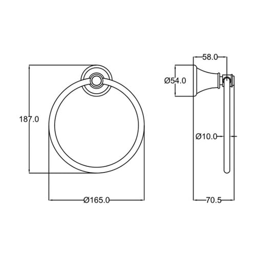 Ikon Towel Ring