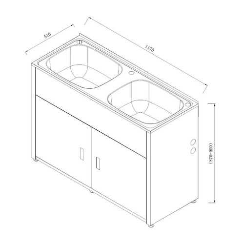Twaine Laundry Tub