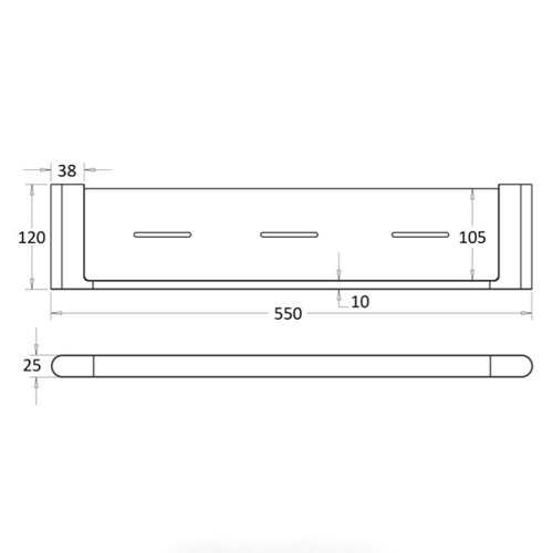 Cora Shower Shelf