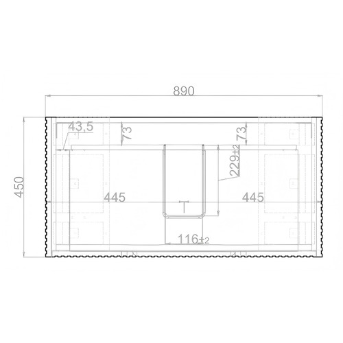 Plaga 900mm Freestanding Single Vanity