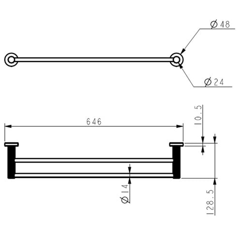 Kettler Double Tower Rail