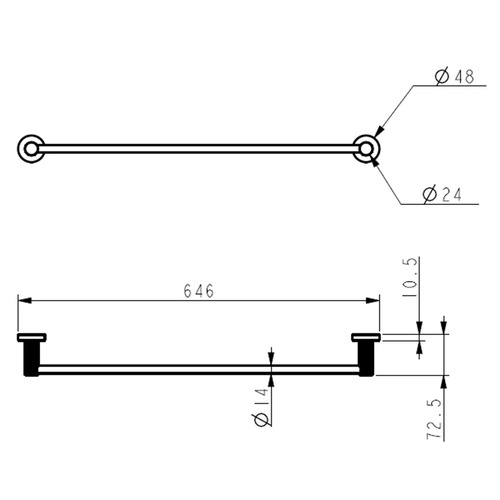 Kettler Single Tower Rail
