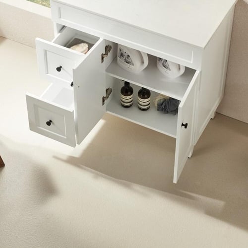 Seraphina 900mm Freestanding Single Vanity with Stone Countertop