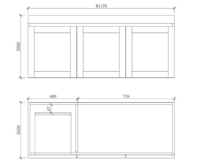 Stefania 1200mm Matte White Wall Hung Single Vanity with Stone Countertop