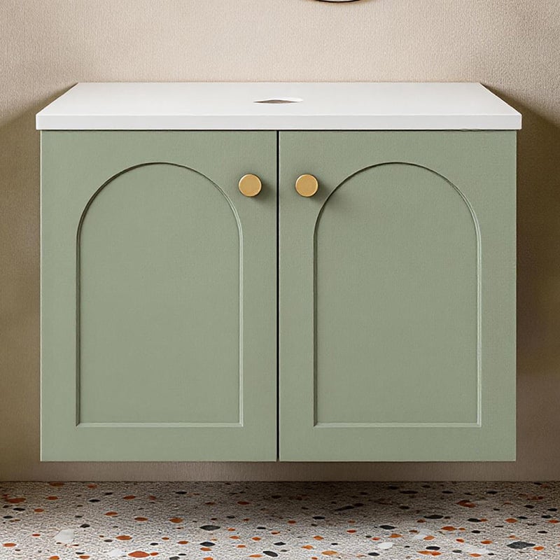 Stevie 600mm Wall Hung Single Vanity with Stone Countertop
