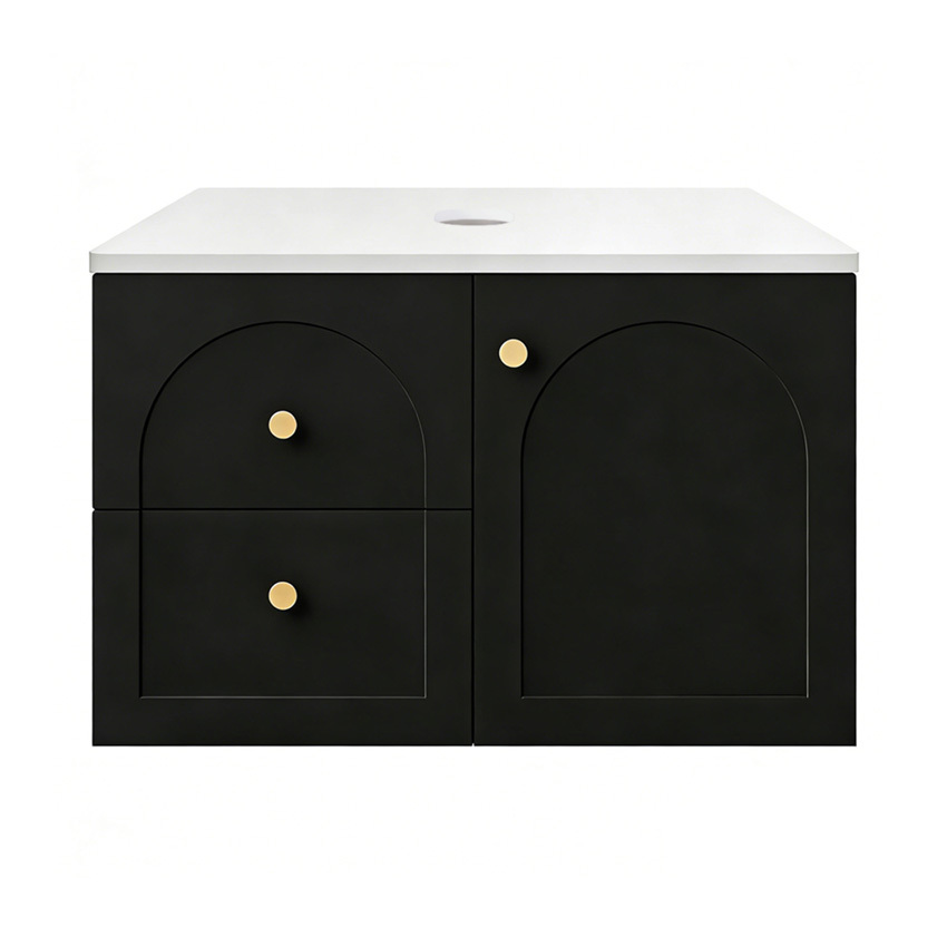 Stevie 750mm Wall Hung Single Vanity with Stone Countertop