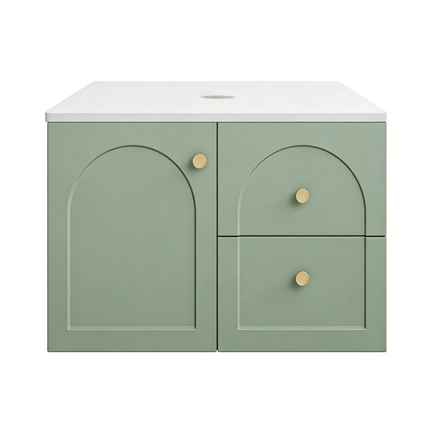 Stevie 750mm Wall Hung Single Vanity with Stone Countertop