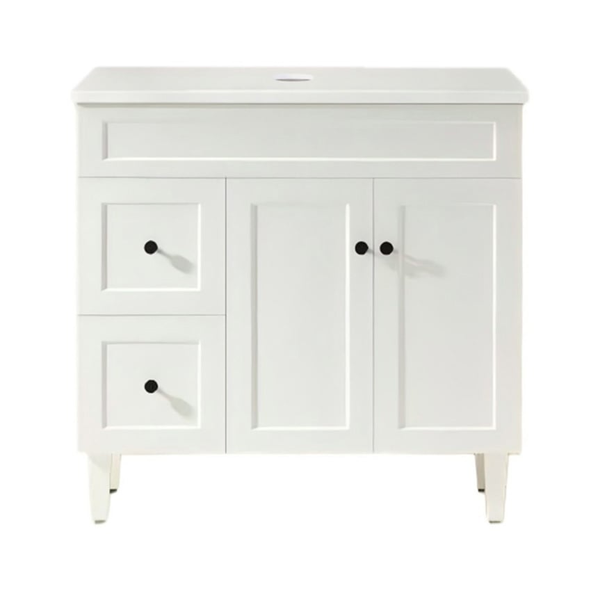 Seraphina 900mm Freestanding Single Vanity with Quartz Countertop