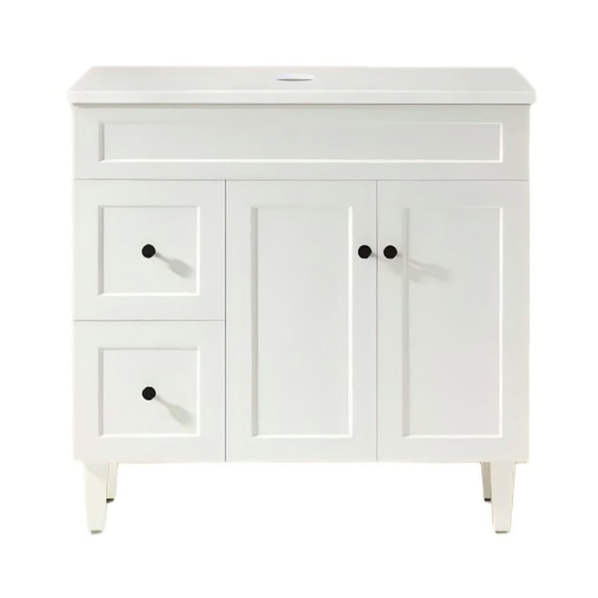 Seraphina 900mm Freestanding Single Vanity with Quartz Countertop