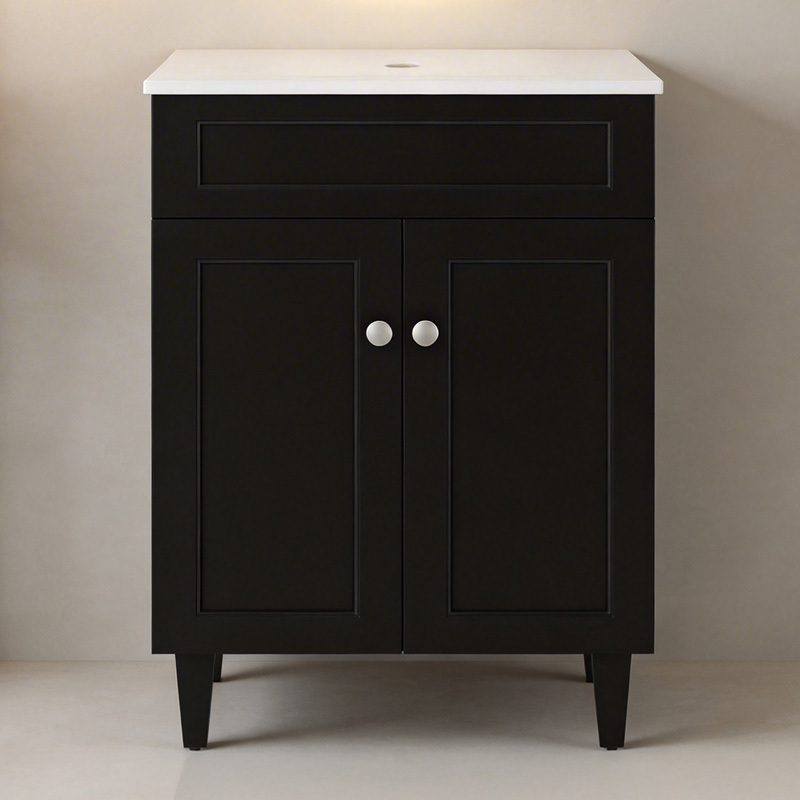 Seraphina 600mm Freestanding Single Vanity with Quartz Countertop