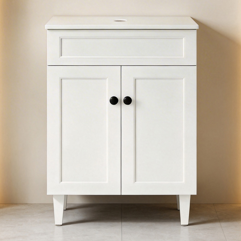 Seraphina 600mm Freestanding Single Vanity with Quartz Countertop