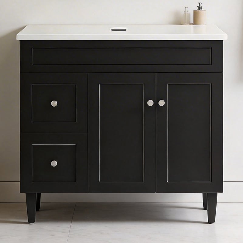 Seraphina 900mm Freestanding Single Vanity with Quartz Countertop
