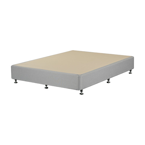 Light Grey Iceland Bed Base on Castors