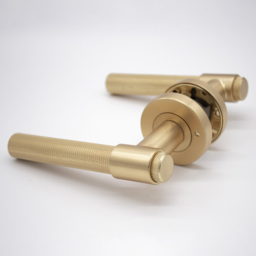 Manovella Rosedale Knurled Privacy Door Handle Temple And Webster 4817