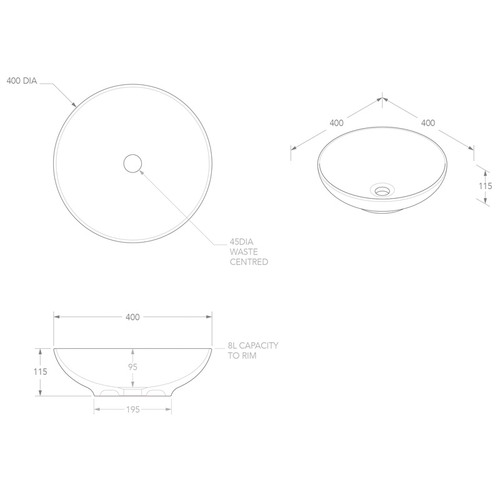 Circuit Ceramic Basin