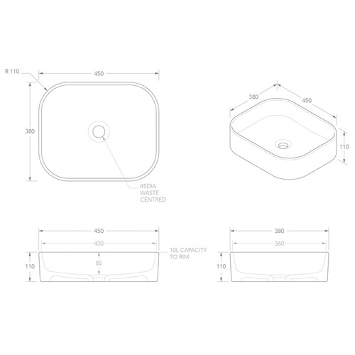 Louie Ceramic Basin