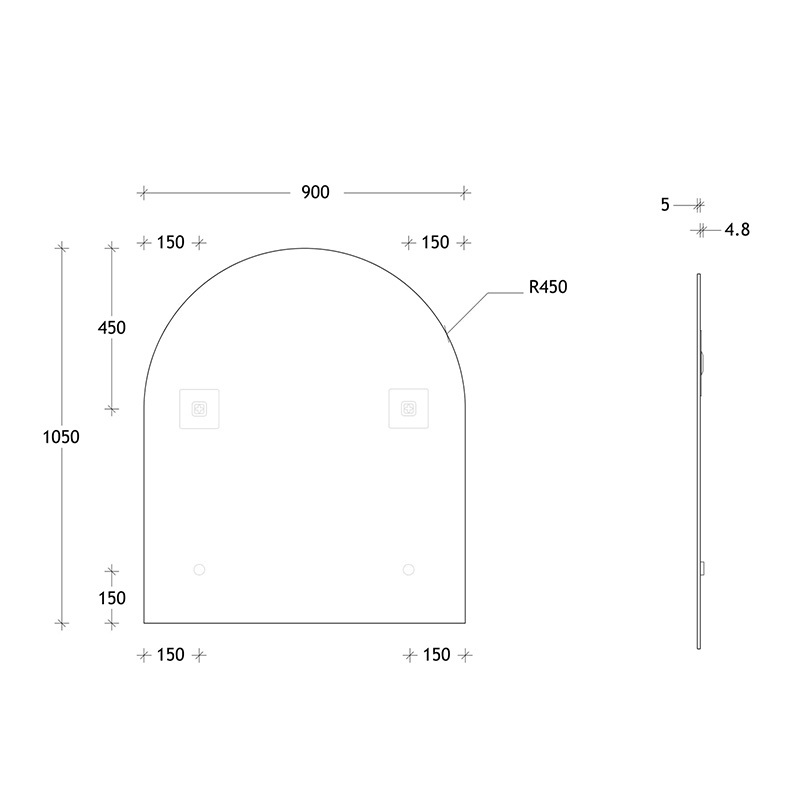Arch-Glass-Wall-Mirror