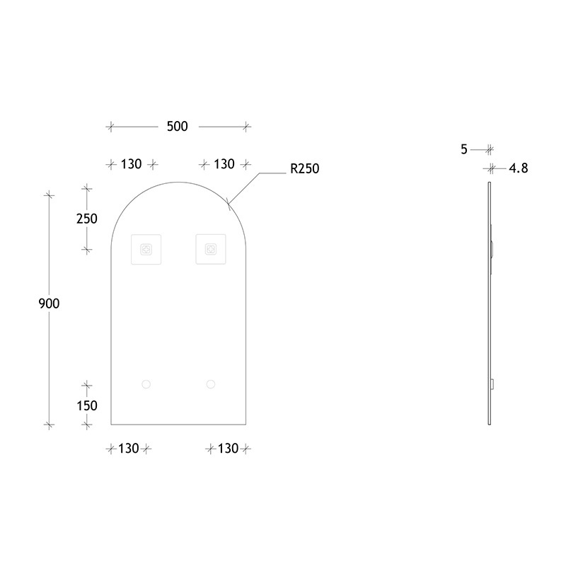 Arch-Glass-Wall-Mirror