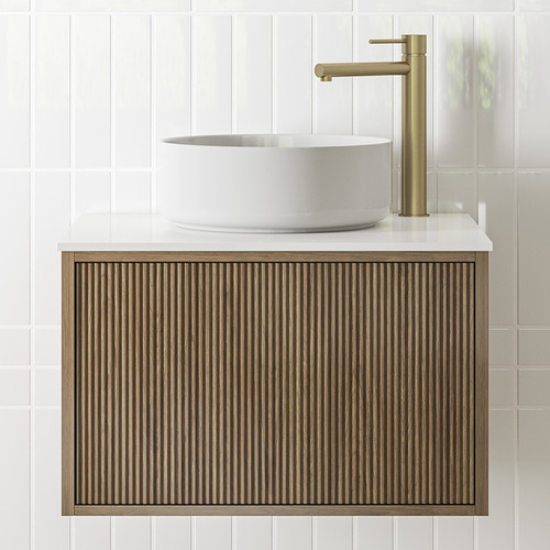 Clifton 600mm Wall Hung Single Vanity | Temple & Webster